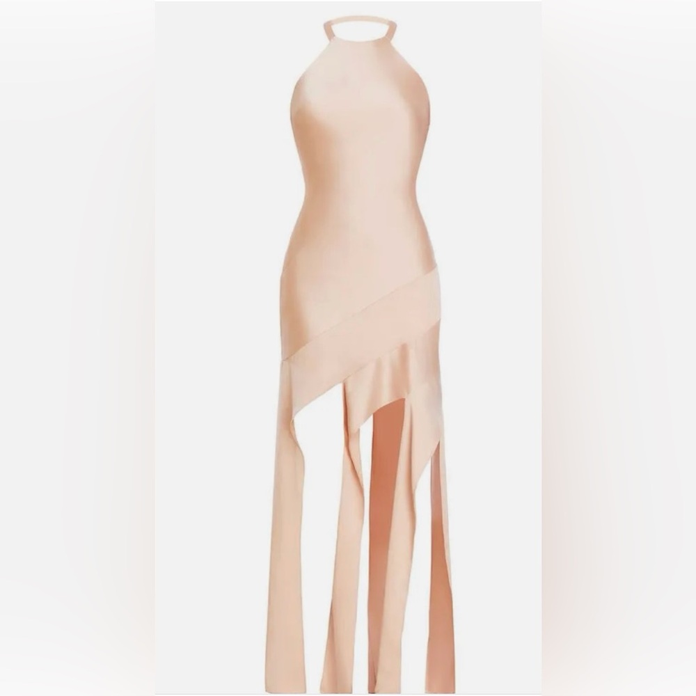 BCBGMAXAZRIA Women's Sleeveless Halter Neck Maxi Dress NWT